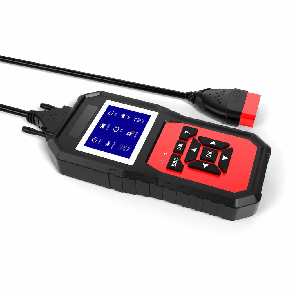 Konnwei KW460 Escáner Diagnóstico OBD2 para Mercedes Benz Motor ABS SRS Transmisión TPMS con Actualizaciones Gratuitas