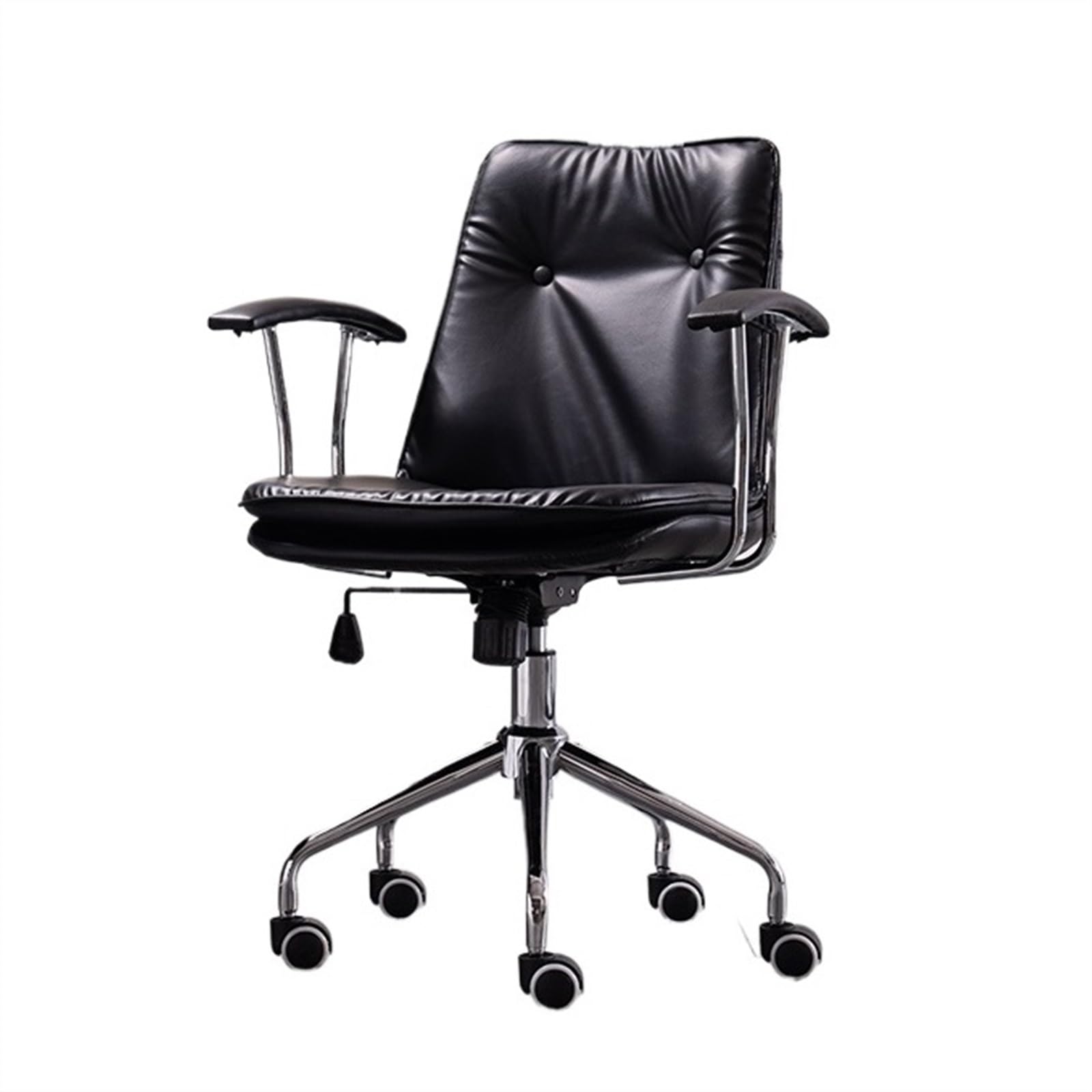 office chair Modern PU Leather Office Chair Comfortable Home Office Desk Chair with Wheels and Arms Conference Chair Ergonomic Chair Adjustable Swivel Chair cadeira gamin