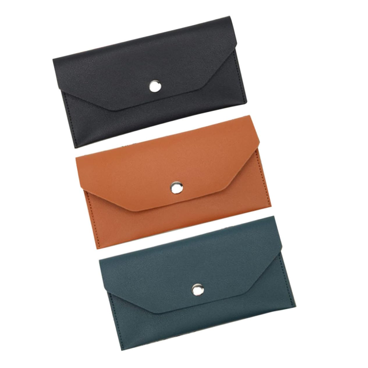 3 Set Porta Carte Portafoglio in Pu Poster Borsa Di Stoccaggio Delle Carte Porta Biglietti Da Visita Da Uomo Gioco Carta Organizzatore Di Carte Di Credito Metallo 3 Pezzi*3