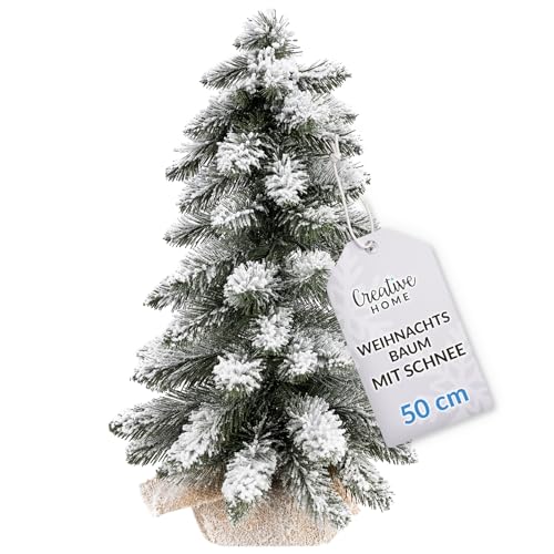 Creative Home Künstlicher Weihnachtsbaum mit Schnee | Tannenbaum...