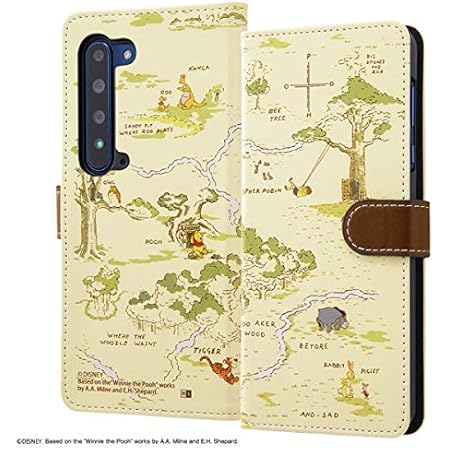 Amazon Co Jp イングレム Aquos R5g ディズニーキャラクター 手帳型アートケース マグネット くまのプーさん 044 家電 カメラ