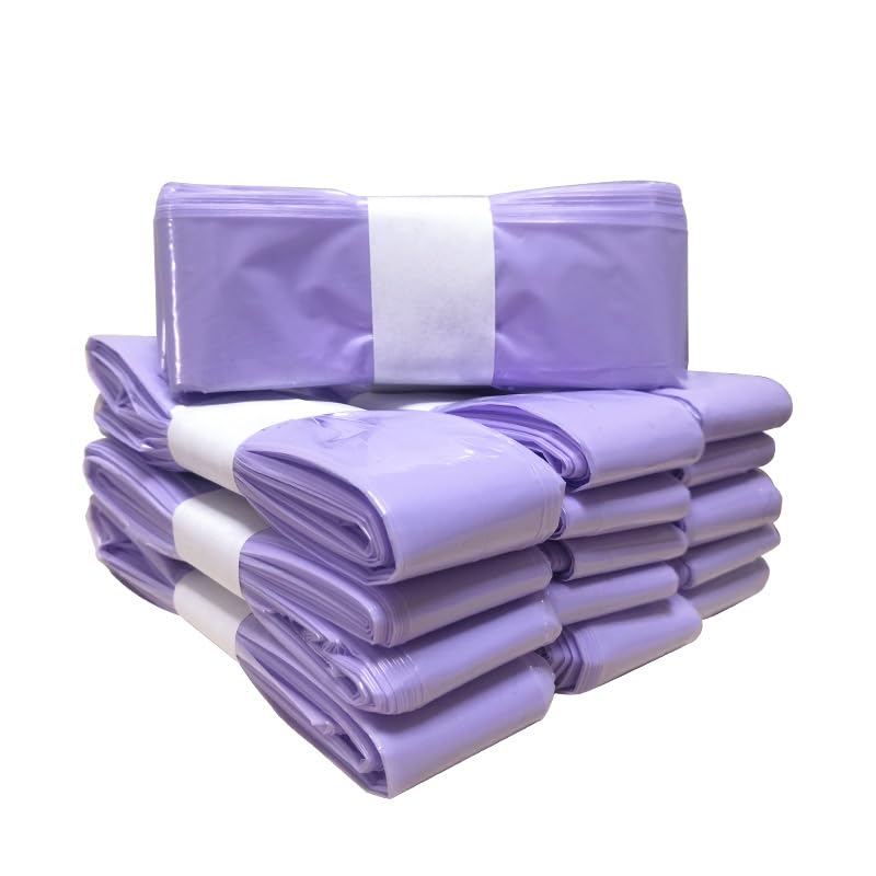 8-Pack Eco-Friendly Nappy Bin Refill Bags, Compatible with Tommee Tippee Twist & Click, Simplee Sangenic, Tec, and Baby AngelCare Nappy Diaper Bin Liner Pails Disposal Systems (Purple), W240301