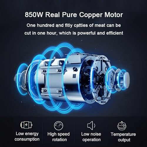 Máquina cortadora eléctrica de carne inoxidable 15 mm miniatura 6