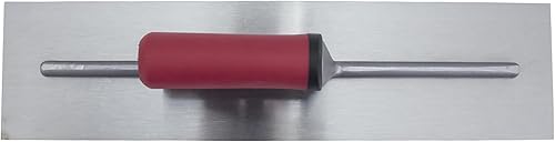 Miniatura 3 de MARSHALLTOWN QLT FT164 - Paleta de acabado de hormigón, hoja de acero al carbono de 16 x 4 pulgadas, mango de agarre suave