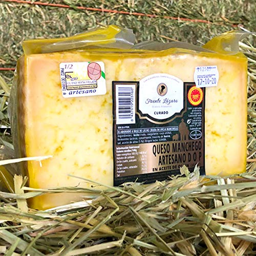 Medio Queso Manchego en Aceite de Oliva D.O.P CURADO 1,8 Kg