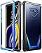 Galaxy Note 9 Case, Poetic Guardian [Scratch Resistant Back] [360 Degree Protection] Full-Body Rugged Clear Hybrid Bumper Case with Built-in-Screen Protector for Samsung Galaxy Note 9 Blue