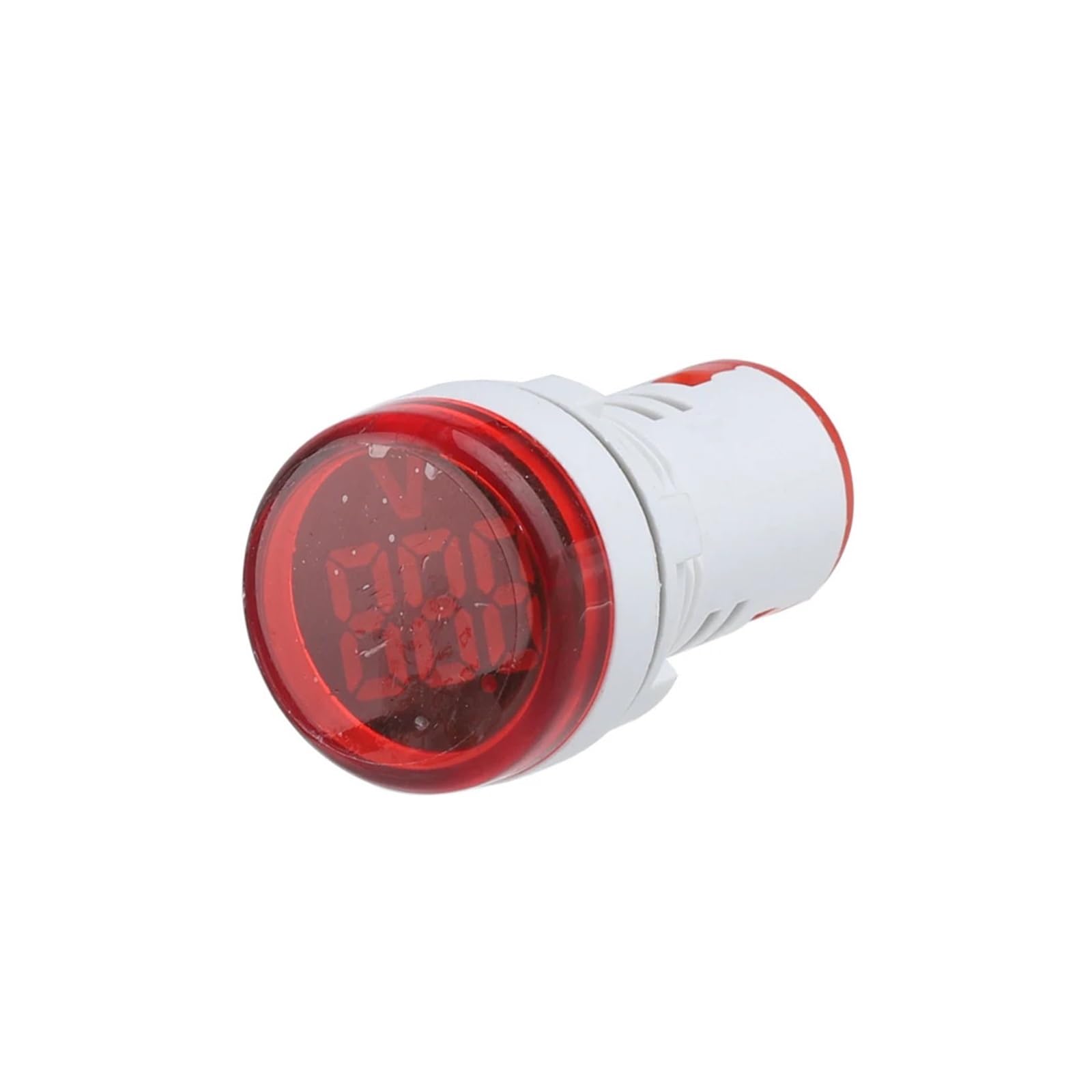 AUOQKQUT 1PC AD16-22DV Digital Indicator Voltmeter 22mm Power LED RED AC20V-500V 30X30MM