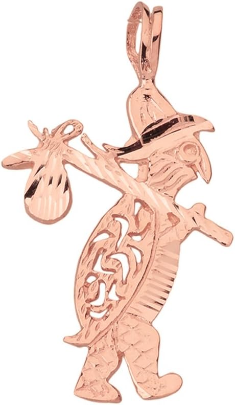 Traveling Turtle with Hobo Sack Necklace Pendant