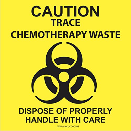 HCL Caution - Trace Chemotherapy Waste - 4