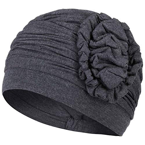Christine Headwear Lotus Turban Bandeau, Blue Melange, Taille Unique aux Femmes Cover