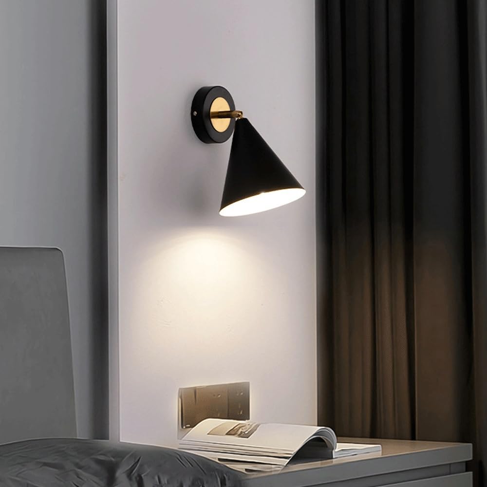 Regulowany kinkiet ścienny, nowoczesna prosta lampa ścienna