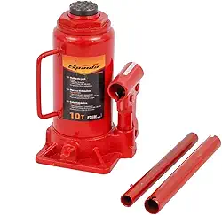 Sparta Macaco Hidráulico Tipo Garrafa De 10 Toneladas Com Elevação De 200-385 Mm