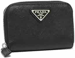 PRADA プラダ ケース 小銭入れ サフィアーノ ブラック ユニセックス Amazon | [Prada] [プラダ] コインケース サフィアーノ トライアングル