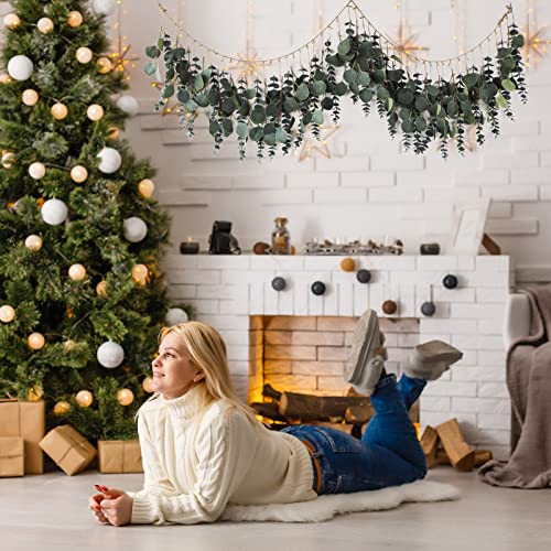 Natayoo Artificial Eucalyptus Wall Decor Hanging Eucalyptus Greenery Plants Boho Decoration For Bedroom Kitchen Home Decorations #TOP4