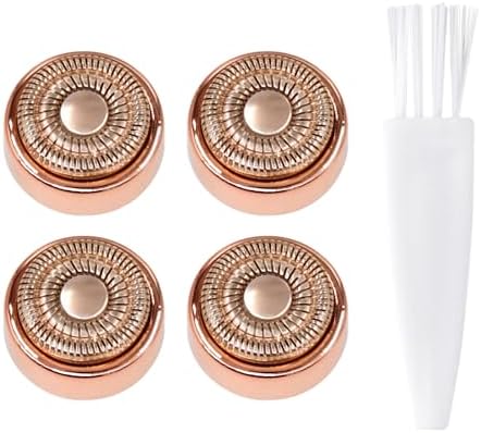 Generation 2 Replacement Heads for Flawless Facial Hair Remover, Replacement Heads for Finishing Touch Flawless Facial Hair Remover Gen 2,Facial Hair Remover Heads with Cleaning Brush for Women,4 Pack
