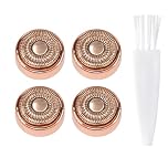 Generation 2 Replacement Heads for Flawless Facial Hair Remover, Replacement Heads for Finishing Touch Flawless Facial Hair Remover Gen 2,Facial Hair Remover Heads with Cleaning Brush for Women,4 Pack