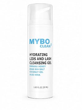 Hydrating Lids and Lash Cleansing Gel, Manuka Honey UMF 16+, Aloe Vera, Coconut Oil, Dead Sea Salt, 1.69 Fl Oz
