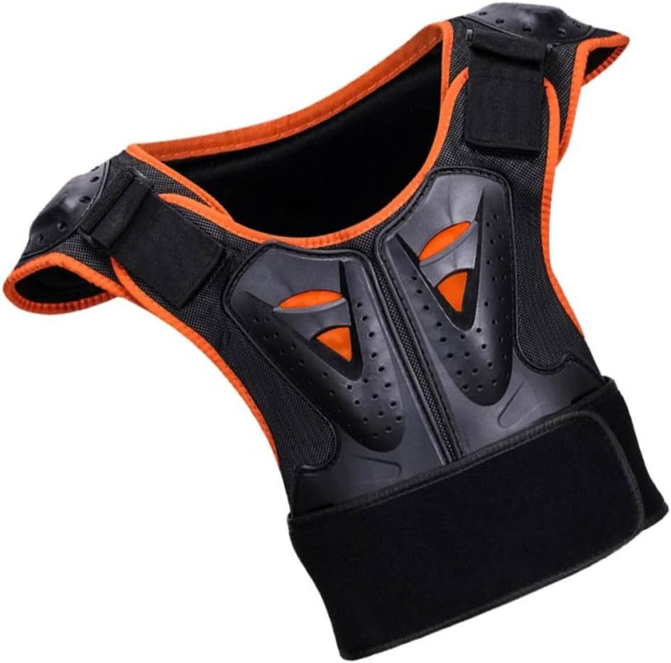 GANAZONO Boys and Girls Protective Black Tactical Spine Protection for Boys and Girls Jacket