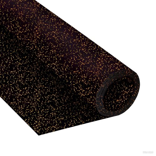 4X10 FT Heavy Duty Rubber Gym Flooring RollRubber Gym Flooring for the Basement Garage Gym Home Gym Flooring or Playroom -Non-Slip Shock AbsorptionBlack/Red