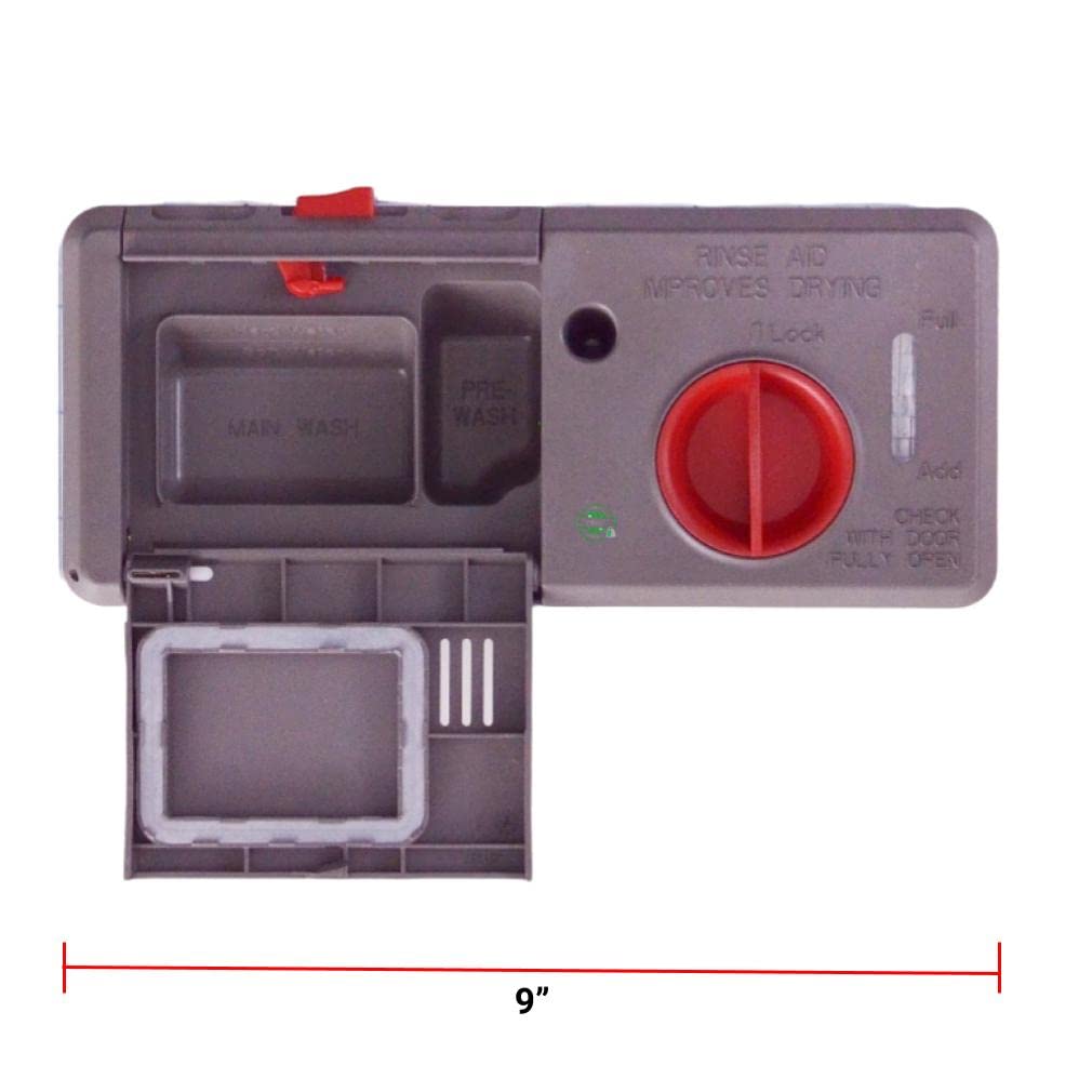 WPW10195175 CKD1922 - Dispensador de detergente para lavavajillas (22,8 cm de longitud)
