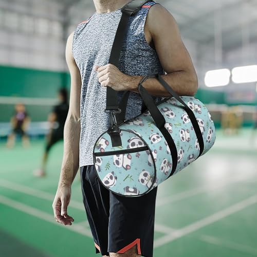 Duffel bag panda léger de 45cm avec sangles confortables pour gym - 7