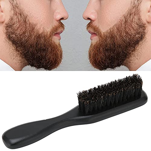 Beard Brush For Men,Beard Grooming Brush,Stiff Boar Bristles Beard Brush Hair Combs With Wooden Handle For Beards, Moustaches, Skin & Hair Care Black #TOP4