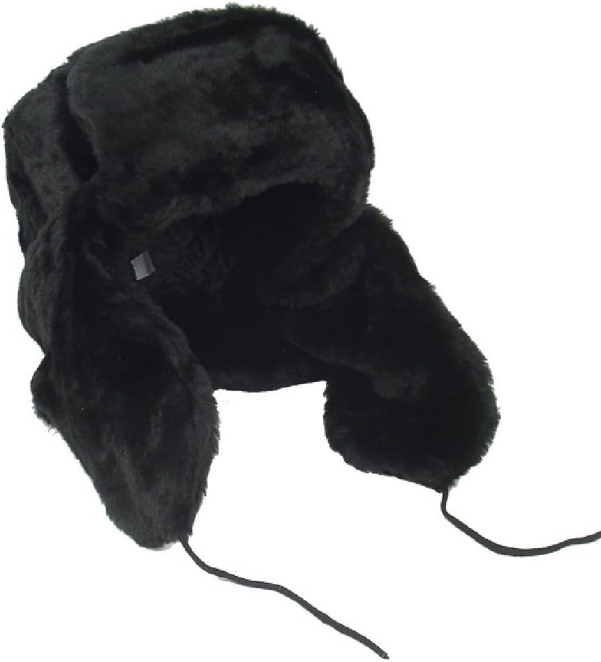 PETON Russian Winter HatShapka-UshankaBLACKSize L (Metric 60)
