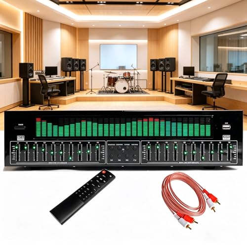 Égaliseur graphique 31 bandes avec processeur audio numérique et Bluetooth
