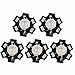 Led World 50 PCS 3W Extreme Royal Blue Power LED Diodes 445-450nm Plant Grow with 20mm Star Base