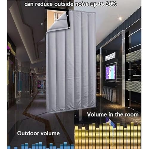 Rideau de porte thermique isolant phonique coupe-vent 70x220cm - 5
