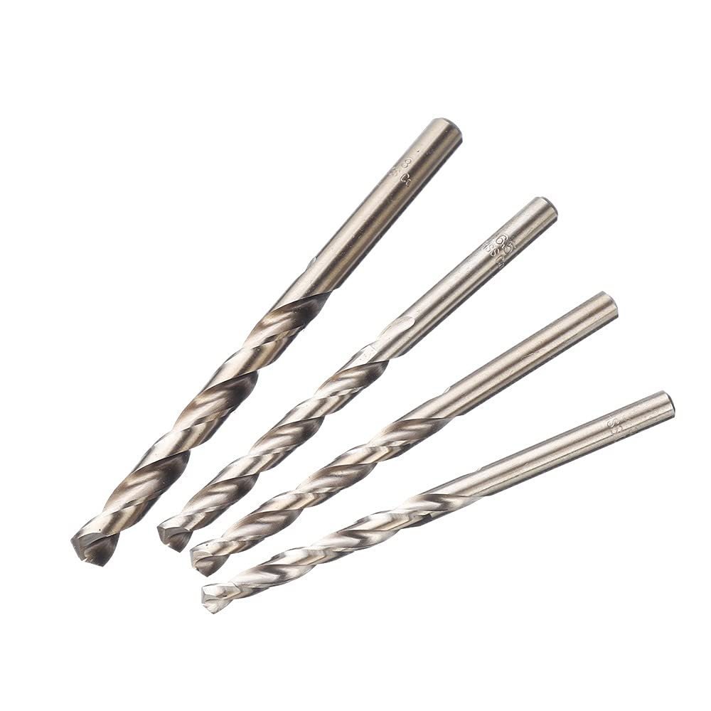 Juego de Brocas de Cobalto de 99 Uds. De 1,5-10mm de Longitud, Brocas helicoidales para perforación de Metal y Madera de Acero Inoxidable