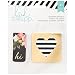 Heidi Swapp 2 Piece Memory Planner Foil Bookmark Magnets, Gold