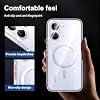 Para Xiaomi Poco X8 Pro Max Case, con protector de pantalla de vidrio templado [compatible con MagSafe] [protección completa de cámara] funda magnética delgada a prueba de golpes - transparente 6