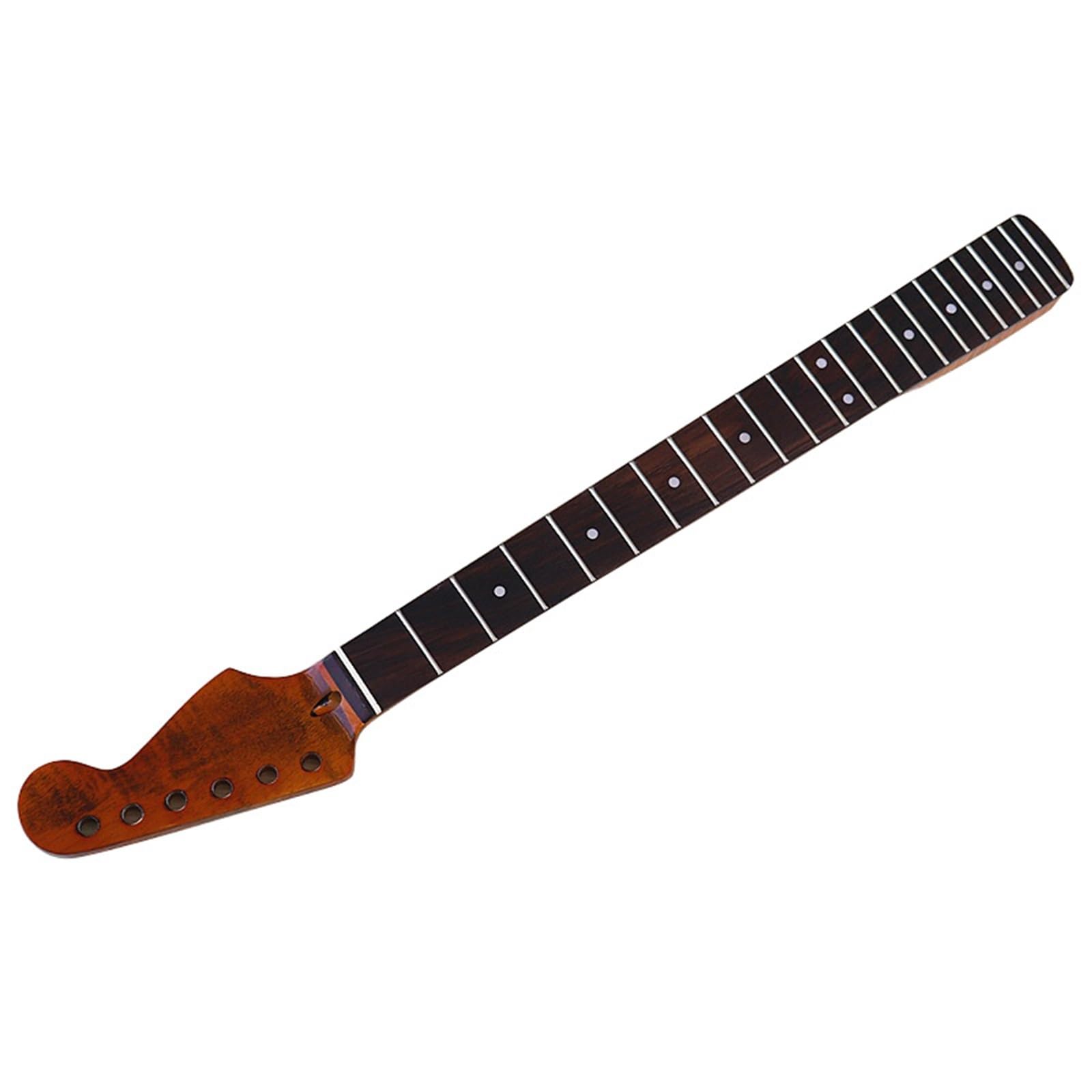 Guitar Neck Set 6 String 22 Fret Rosewood Glossy Maple Neck For ST Electric Guitar DIY Accessories