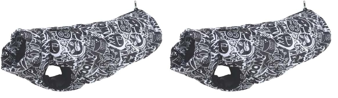 M-PETS URBANSYTLE WINTER JACKET BLACK/WHİTE (XS) (2 paketi)