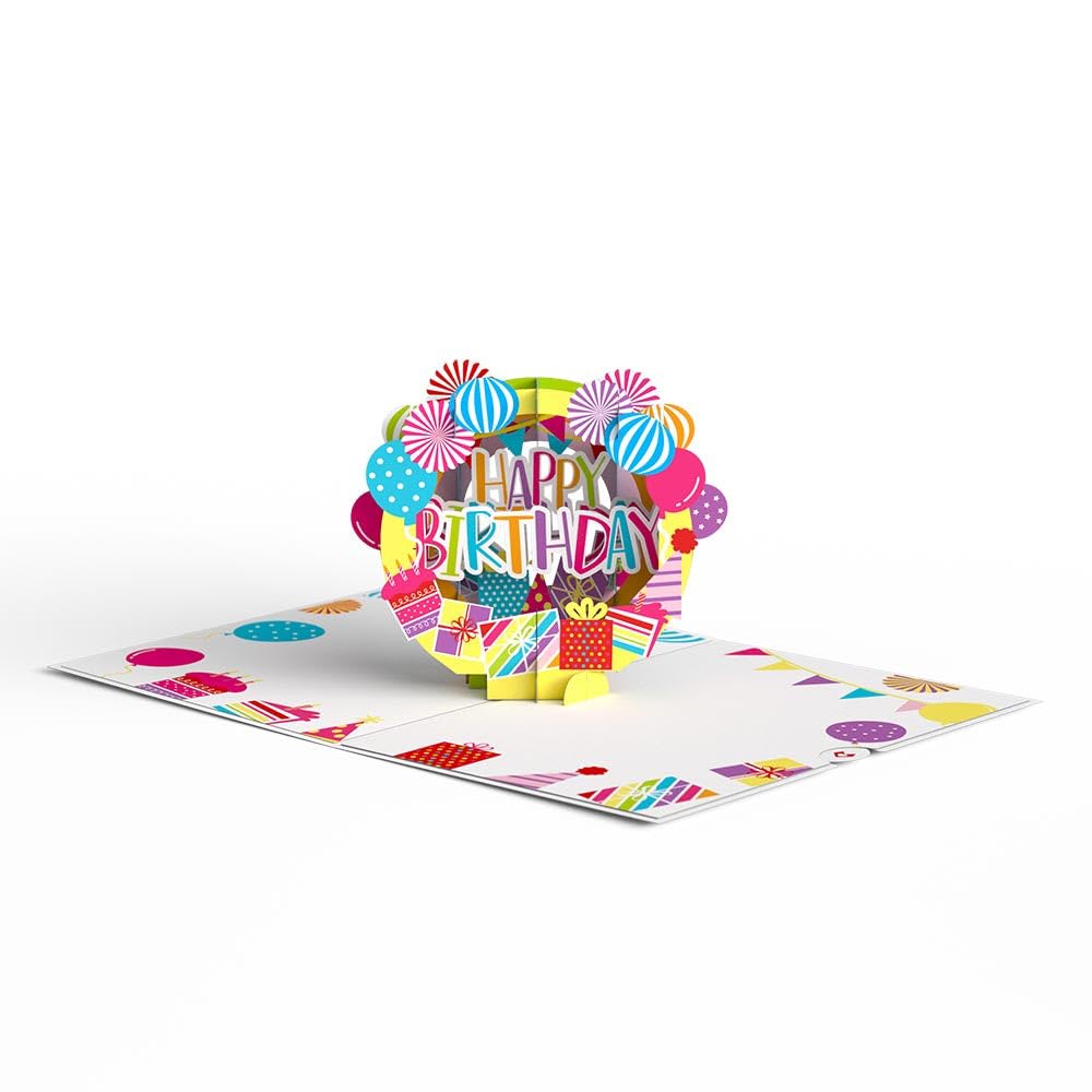 Amazon.com : Lovepop Happy Birthday Hooray Pop-Up Card with