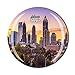 Aimant de réfrigérateur Atlanta Georgia USA Amérique - Souvenir touriste en cristal - Collection cadeau magnétique pour réfrigérateur