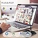 immagine 1Microfono per PC, TKGOU Ture Plug & Play Home Studio Microfono a condensatore USB per Skype, Registrazione per YouTube, Facebook, Podcast, Streaming, Giochi (Windows / Mac) -UM6