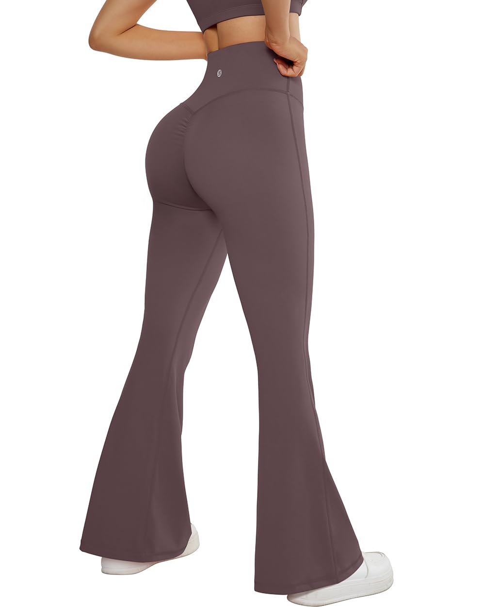 SUUKSESS Women Flare Leggings Scrunch Butt Lifting Bootcut High Waist Yoga Pants