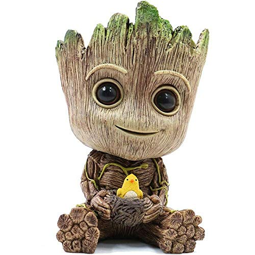 TEEMO Aquarium Groot Air Bubbler Decorations Compatible with Fish Tank