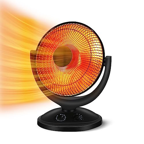 Amazon.com: R.W.FLAME Portable Radiant Electric Space Heaters,2S Fast  Heating,4 Heat Settings,6 Timing Modes,Overheat and Tip Over  Protection,Safe and Quiet for Indoor Bedroom Office Desk Home Use,800W/400W  : Home u0026 Kitchen