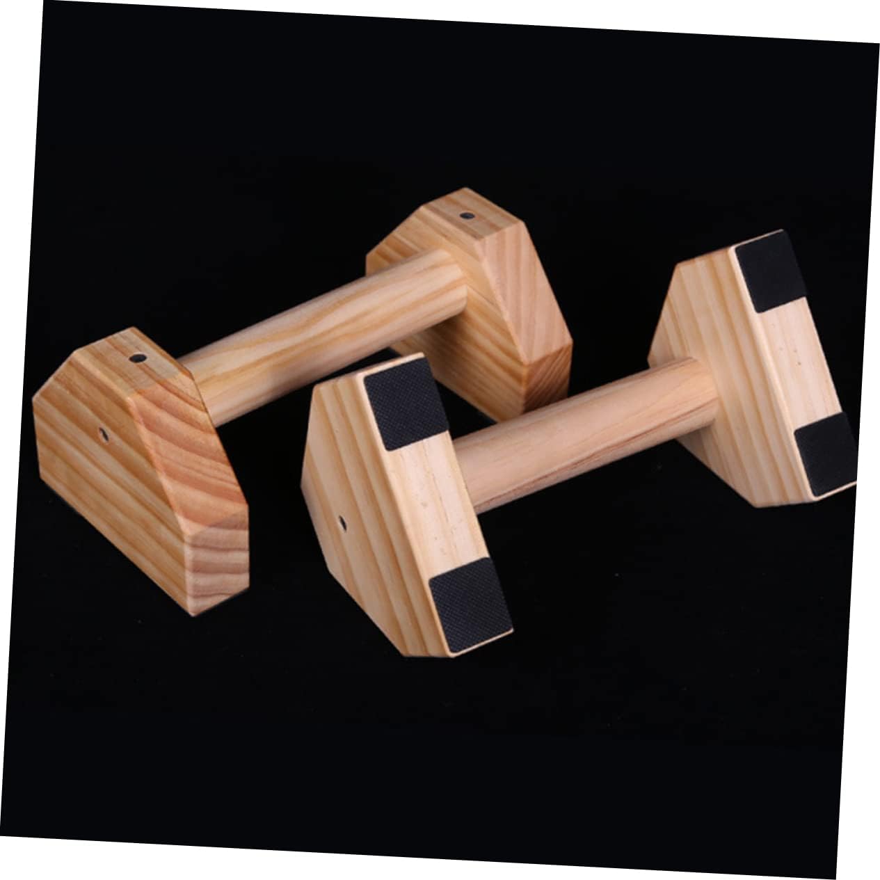 Push-up Stands Wooden Brackets for Arm Strength Training Fitness Equipment for Home Workouts Sturdy Grip Bars for Men and Women for Strength Building