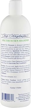 Chris Christensen Spectrum Ten Dog Shampoo, Groom Like a Professional, Gentle Cleansing, Gorgeous Shine, Made in USA, 473ml
