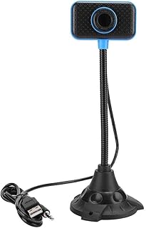 PUSOKEI Video Conference Camera, Webcam 640 x 480 HD Webcam Long Pole Camera Fits for for Network Live Computer Office Supplies