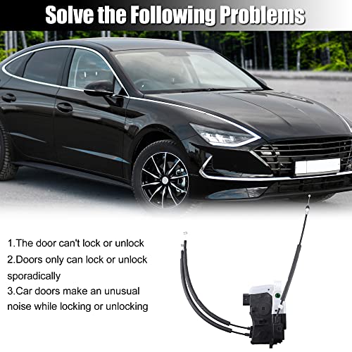 Image of X AUTOHAUX Front Left Side Door Latch Lock Actuator Assembly for Hyundai Tucson 2010 2011 2012 2013 2014 2015 2016 2017 81310-2S000