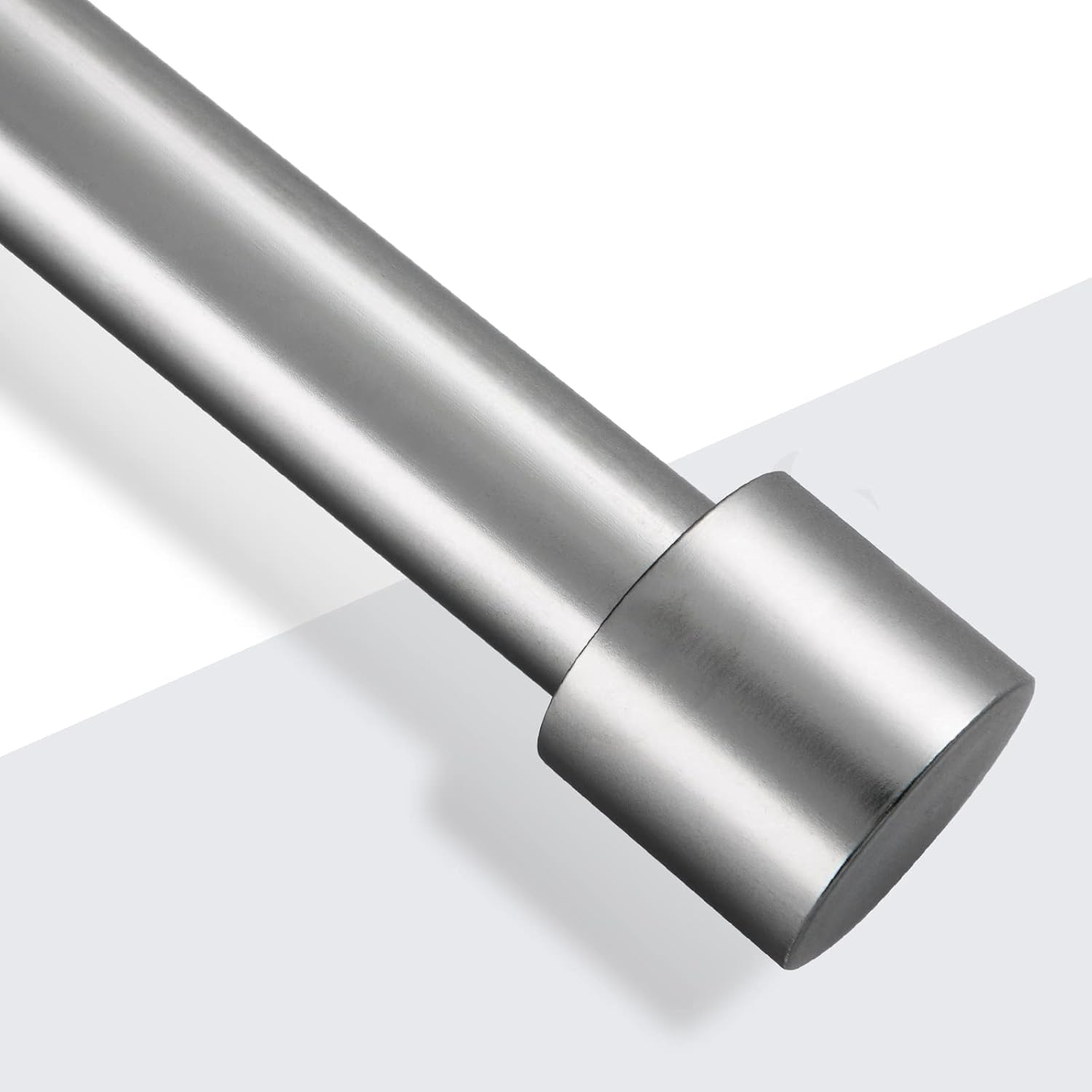 3/4 Inch Silver Curtain Rods, Curtain Rods for Windows 28