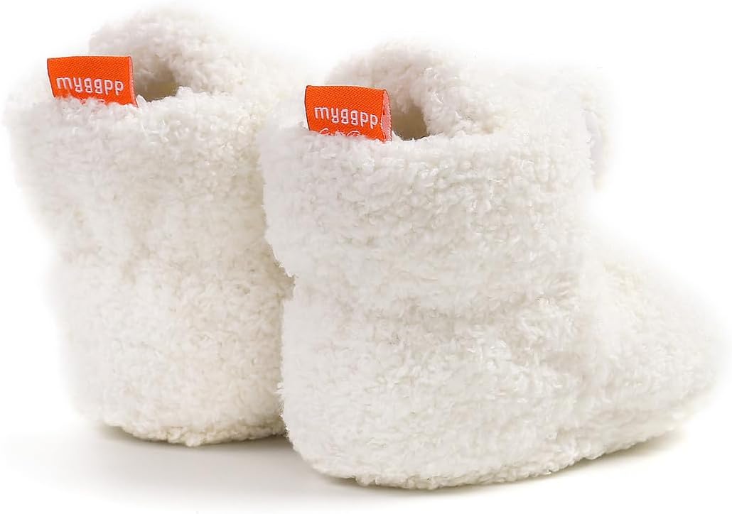 Baby Boys Girls Booties Infant Newborn Sock Shoes Slippers Winter Warm Crib Footwear First Walkers
