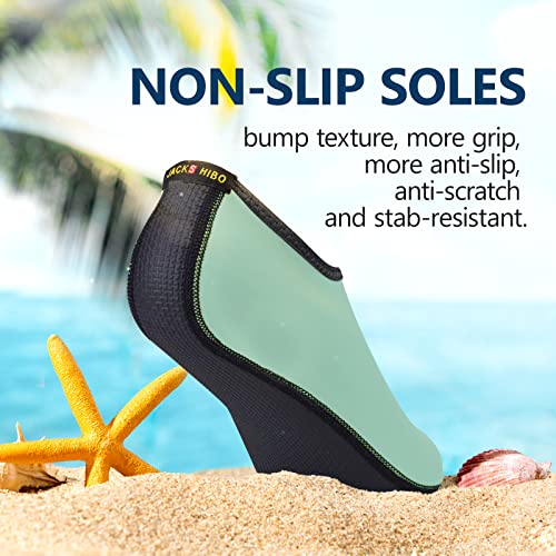 Image of JACKSHIBO Water Shoes for Women Men Quick-Dry Swim Shoes Beach Water Socks | Aqua, Swimming, Yoga, Surf, River, Lake, Kayak, Pool Socks, Cruise Essentials, Sport, Adult, Unisex, Cute, Barefoot, Vacation