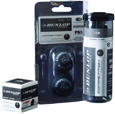 Dunlop Sports Competition Squash Ball - Dozen Pack Athletics, Exercise, Workout, Sport, Fitness