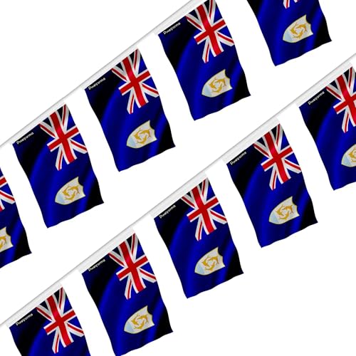 Guirlande Drapeau Anguilla aux finitions soignées pour réception chic - 2